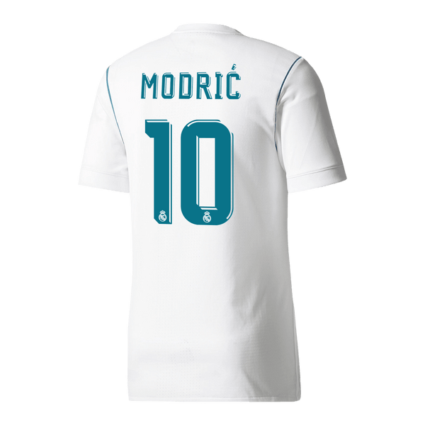 Real Madrid MODRIĆ #10 Home Soccer Jersey Retro 2017/18 - Football Shirt | SmartJerseys | Official Quality