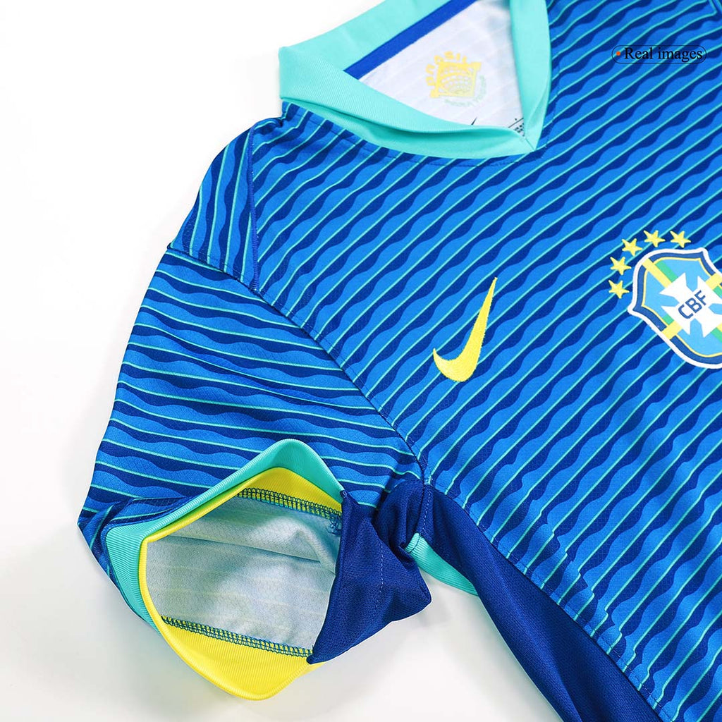 Camiseta de visitante de Brasil VINI JR. #7 de la Copa América 2024 