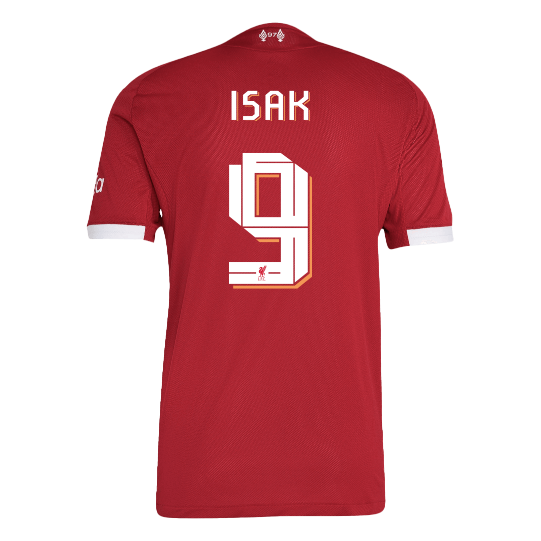 ISAK #9 Authentic Liverpool Home Soccer Jersey 25/26 Red