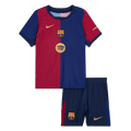 Barcelona Home Jersey Kit 2024/25 Kids(Jersey+Shorts) Spotify Logo Without Text - Football Shirt | SmartJerseys | Official Quality