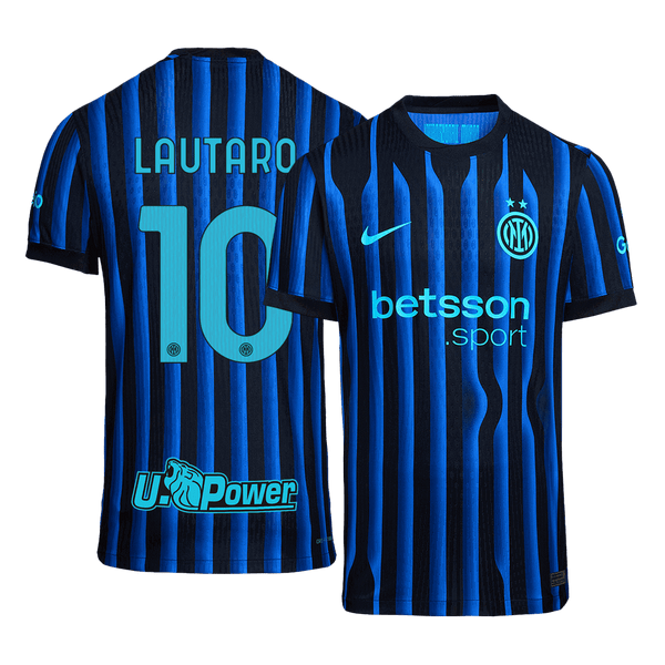 Inter Milan LAUTARO #10 Home Soccer Jersey Authentic 2025/26 - Football Shirt | SmartJerseys | Official Quality