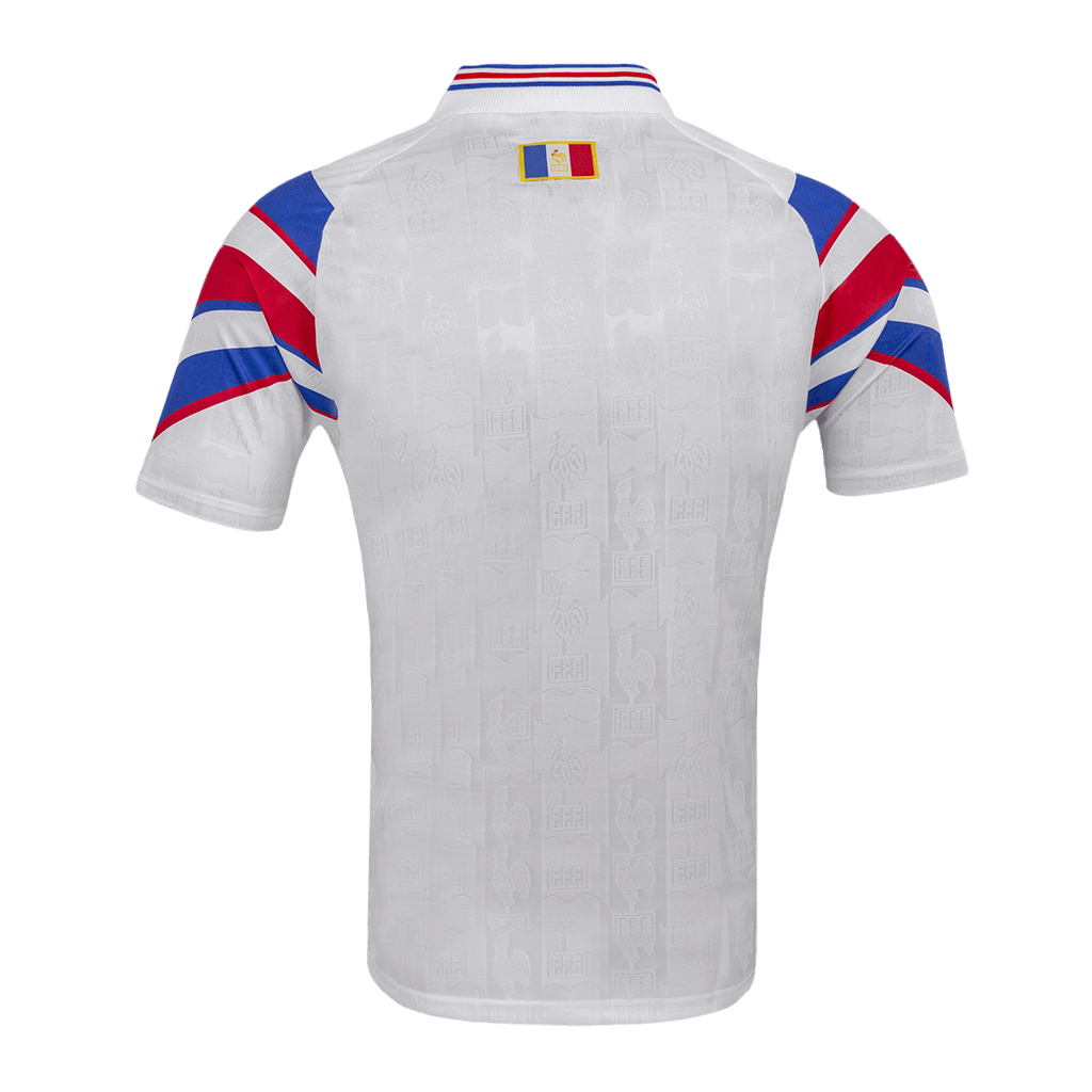 France Away Soccer Jersey Retro 1996