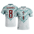 B.FERNANDES #8 Portugal Away Soccer Jersey World Cup 2026 White&Green