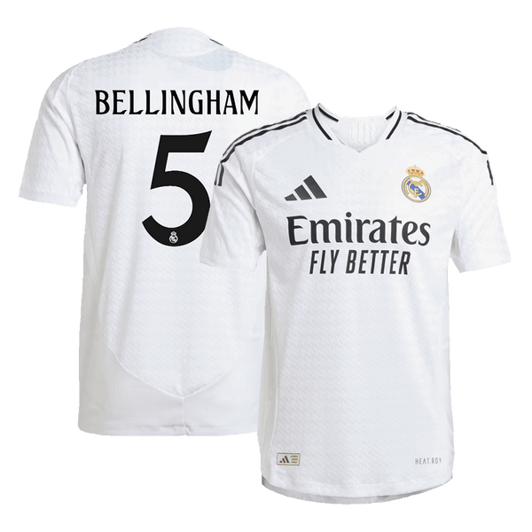 Real Madrid BELLINGHAM #5 Home Jersey Authentic 2024/25 - Football Shirt | SmartJerseys | Official Quality