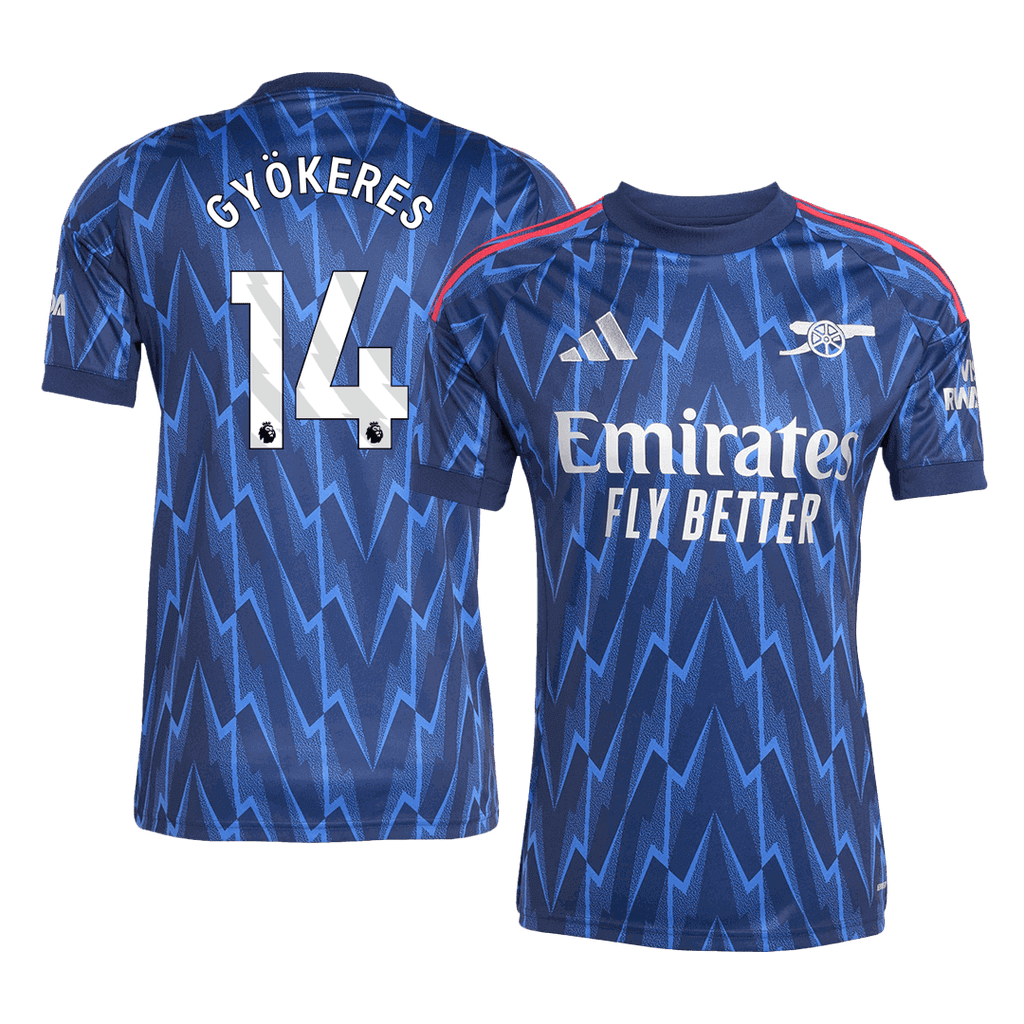 Arsenal GYÖKERES #14 Away Soccer Jersey 2025/26 - Football Shirt | SmartJerseys | Official Quality