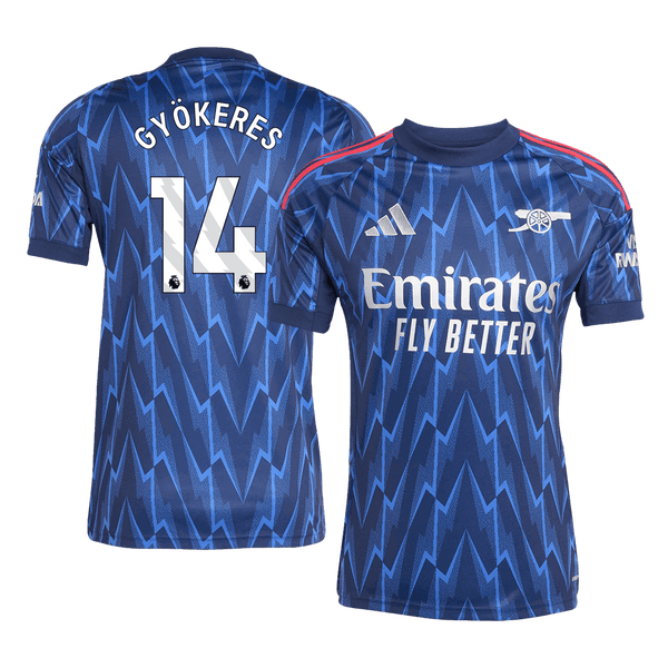 Arsenal GYÖKERES #14 Away Soccer Jersey 2025/26 - Football Shirt | SmartJerseys | Official Quality