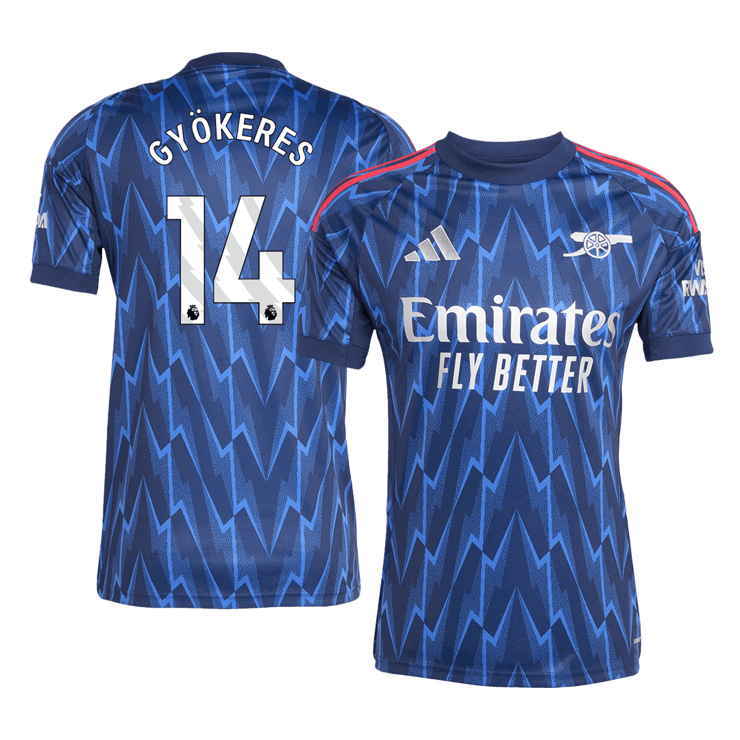 Arsenal GYÖKERES #14 Away Soccer Jersey 2025/26 - Football Shirt | SmartJerseys | Official Quality