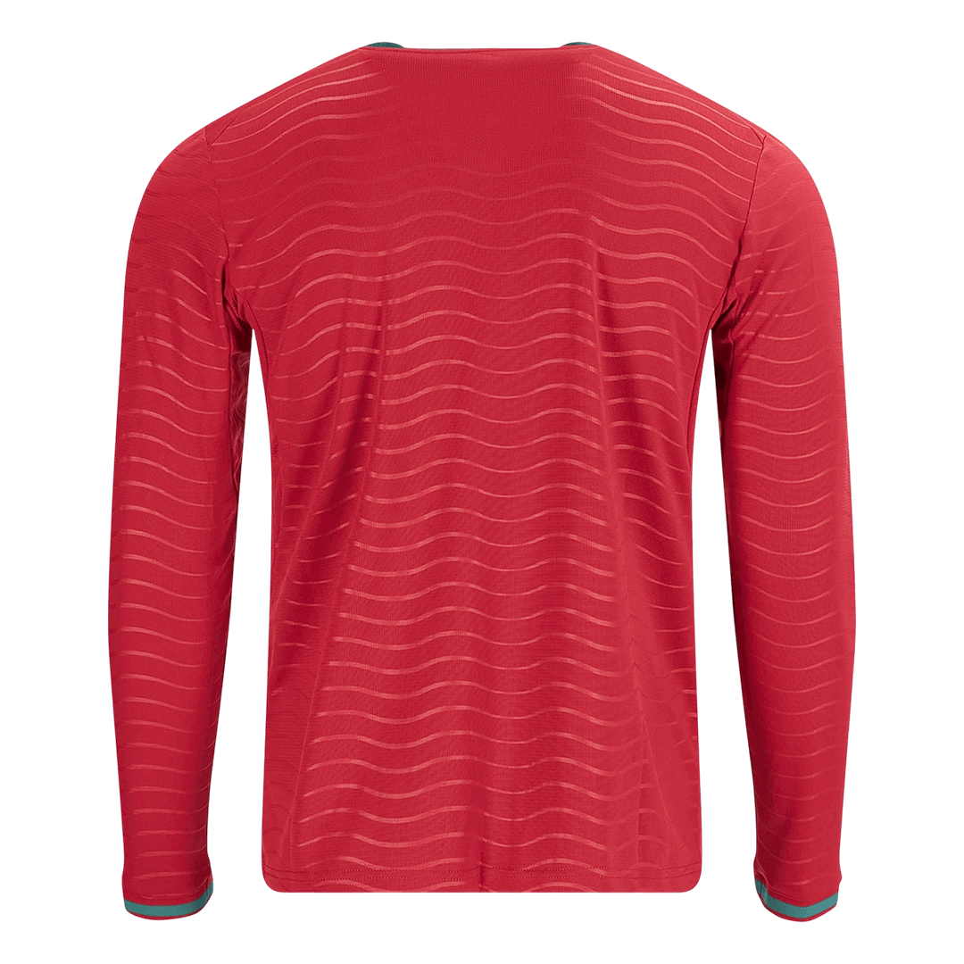 Portugal Long Sleeve Home Soccer Jersey 2026
