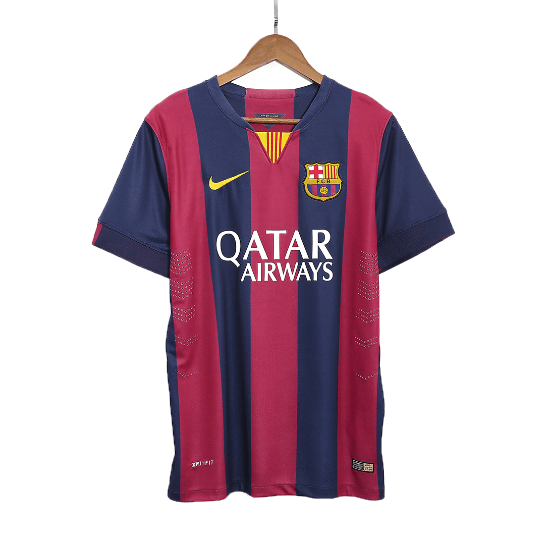 Camiseta retro de fútbol local del Barcelona NEYMAR JR #11 2014/15 