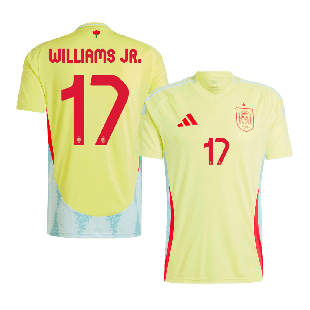 Spain WILLIAMS JR. #17 Away Jersey EURO 2024 - Football Shirt | SmartJerseys | Official Quality
