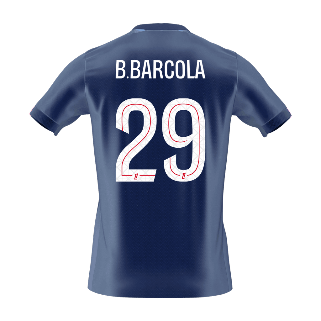 PSG B.BARCOLA #29 Home Jersey 2025/26