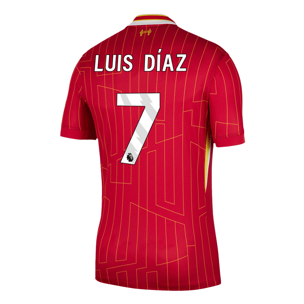Liverpool LUIS DÍAZ #7 Home Soccer Jersey 2024/25