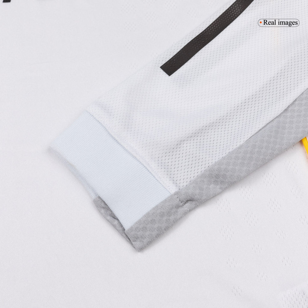 Camiseta de fútbol local de manga larga del Real Madrid 2025/26