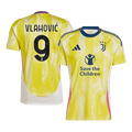 Juventus VLAHOVIĆ #9 Away Soccer Jersey 2024/25 - Save The Children Sponsor - Football Shirt | SmartJerseys | Official Quality