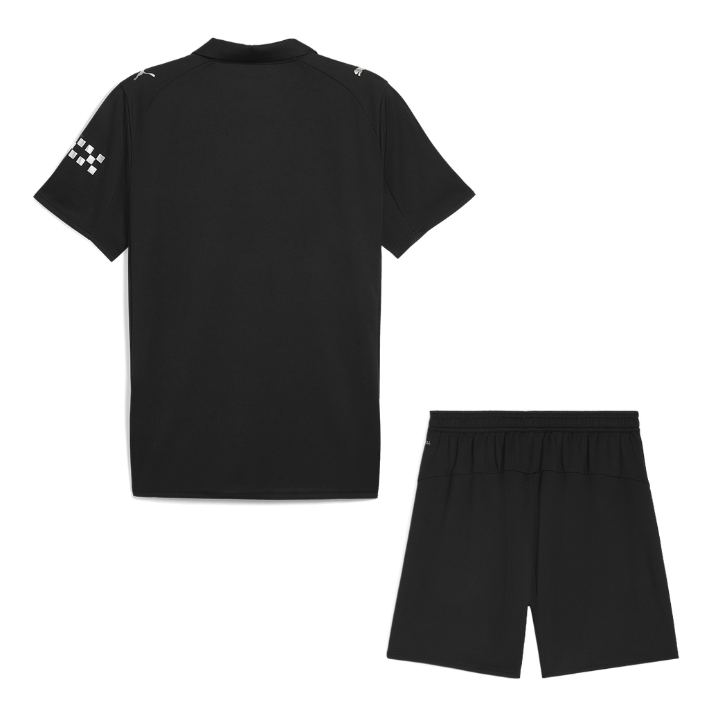 Manchester City Away Soccer Jersey Kit(Jersey+Shorts) 2025/26 Black