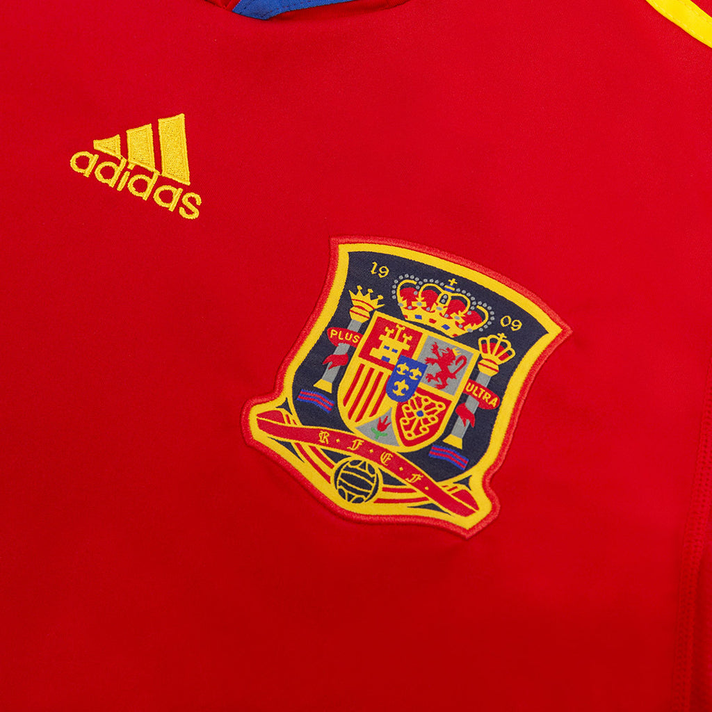 Spain Home Soccer Jersey Retro 2010