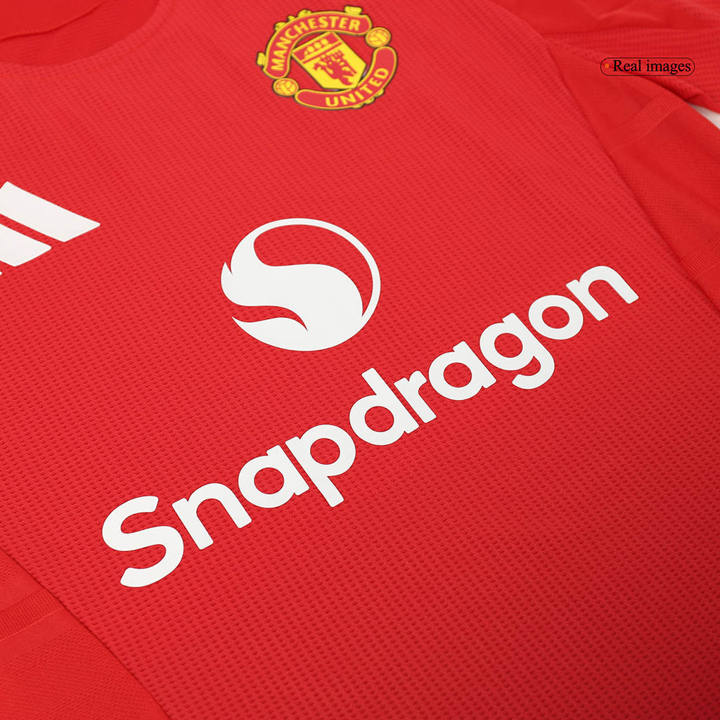 Manchester United MOUNT #7 Home Soccer Jersey Authentic 2024/25