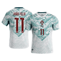 JOÃO FÉLIX #11 Portugal Away Soccer Jersey World Cup 2026 White&Green