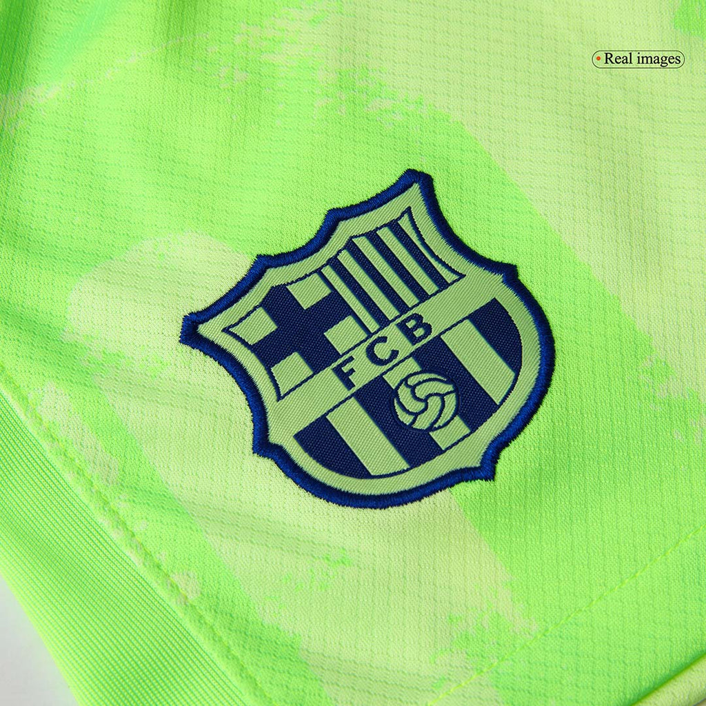 Barcelona Third Away Soccer Jersey Kit 2024/25 (Jersey+Shorts+Socks) - (Spotify Logo Without Text)
