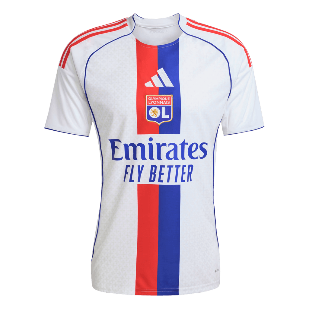 Olympique Lyonnais Home Soccer Jersey 2025/26 - Football Shirt | SmartJerseys | Official Quality
