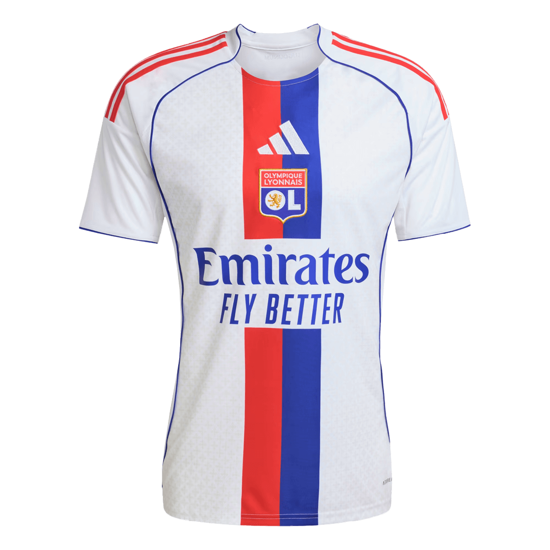 Olympique Lyonnais Home Soccer Jersey 2025/26 - Football Shirt | SmartJerseys | Official Quality
