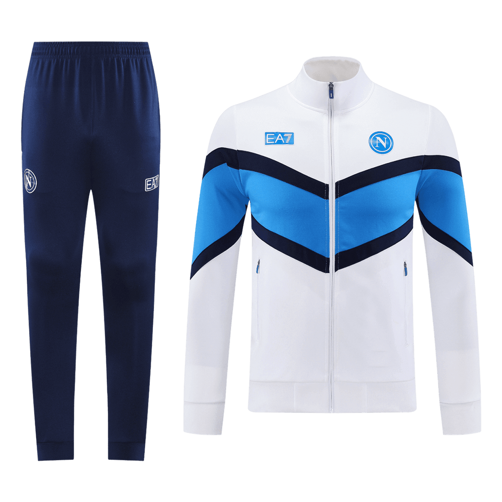 Napoli Training Kit 2025/26 - White (Jacket+Pants) - Football Shirt | SmartJerseys | Official Quality