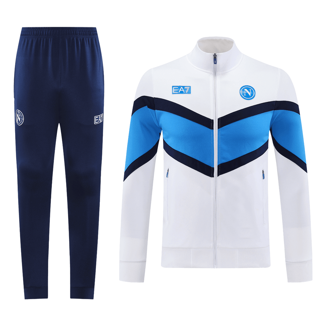 Napoli Training Kit 2025/26 - White (Jacket+Pants) - Football Shirt | SmartJerseys | Official Quality