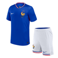 France Home Jersey Kit 2024 (Jersey+Shorts) - Football Shirt | SmartJerseys | Official Quality