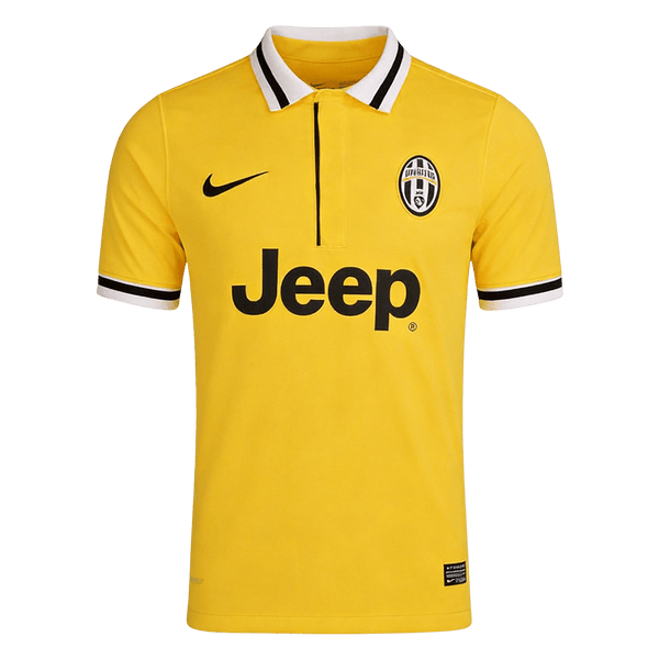 Juventus CHIELLINI #3 Away Soccer Jersey Retro 2013/14