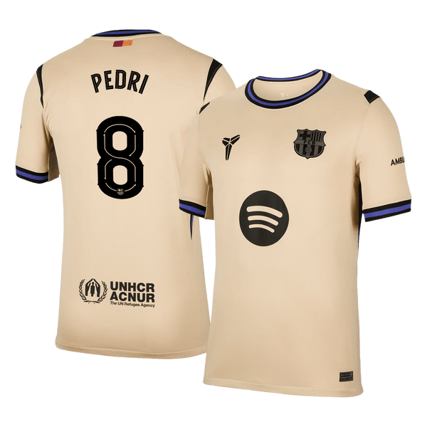 Barcelona PEDRI #8 Away Soccer Jersey 2025/26 - UCL Edition - Football Shirt | SmartJerseys | Official Quality
