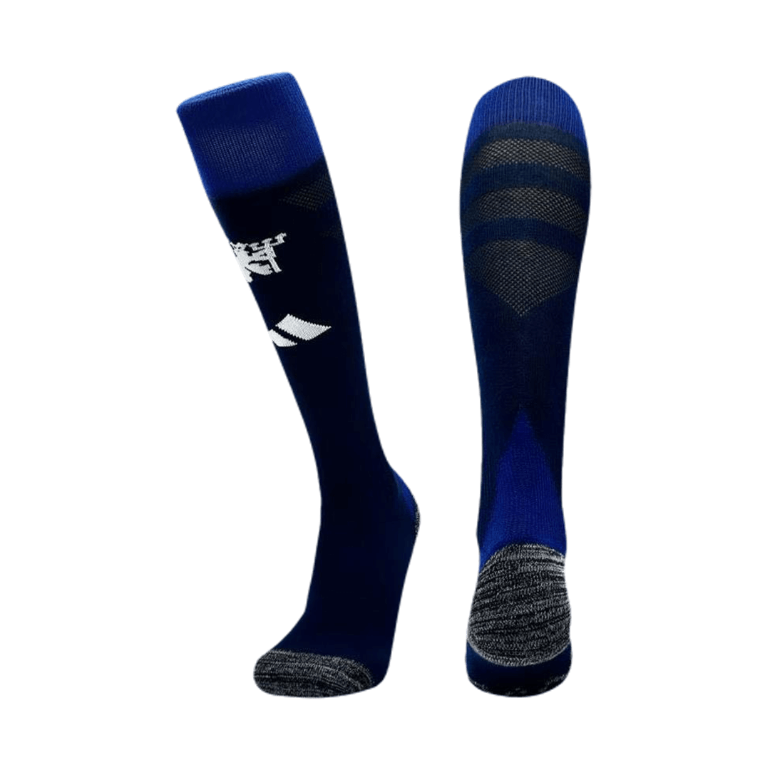 Manchester United Away Soccer Socks 2024/25 Kid - Football Shirt | SmartJerseys | Official Quality