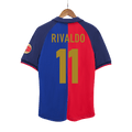 Barcelona RIVALDO #11 Home Soccer Jersey Retro 1999/00 - 100th Anniversary - Football Shirt | SmartJerseys | Official Quality