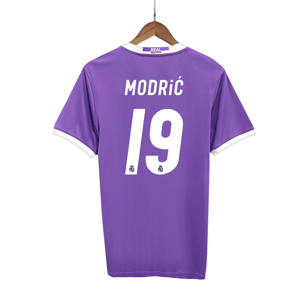 Real Madrid MODRIĆ #19 Away Soccer Jersey Retro 2016/17 - Football Shirt | SmartJerseys | Official Quality