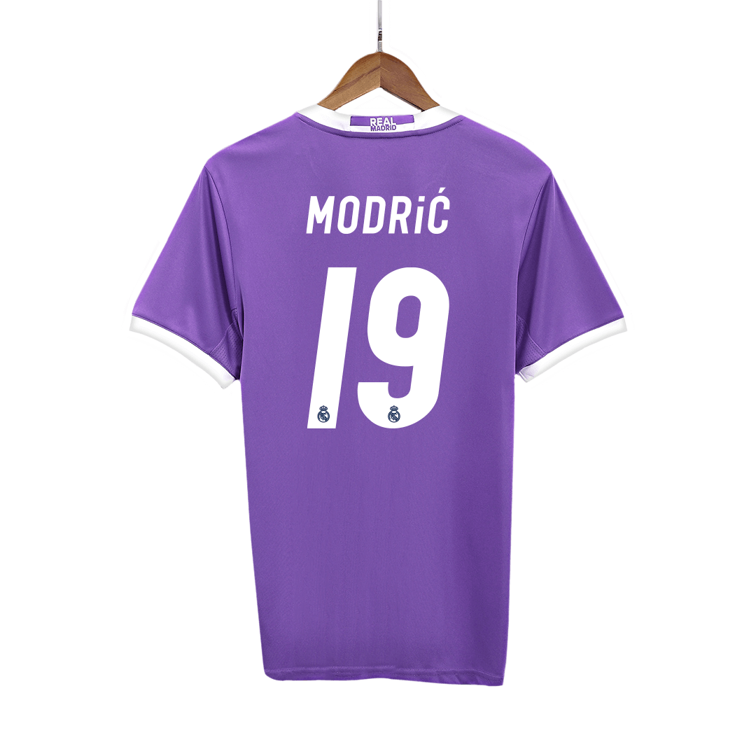 Real Madrid MODRIĆ #19 Away Soccer Jersey Retro 2016/17 - Football Shirt | SmartJerseys | Official Quality