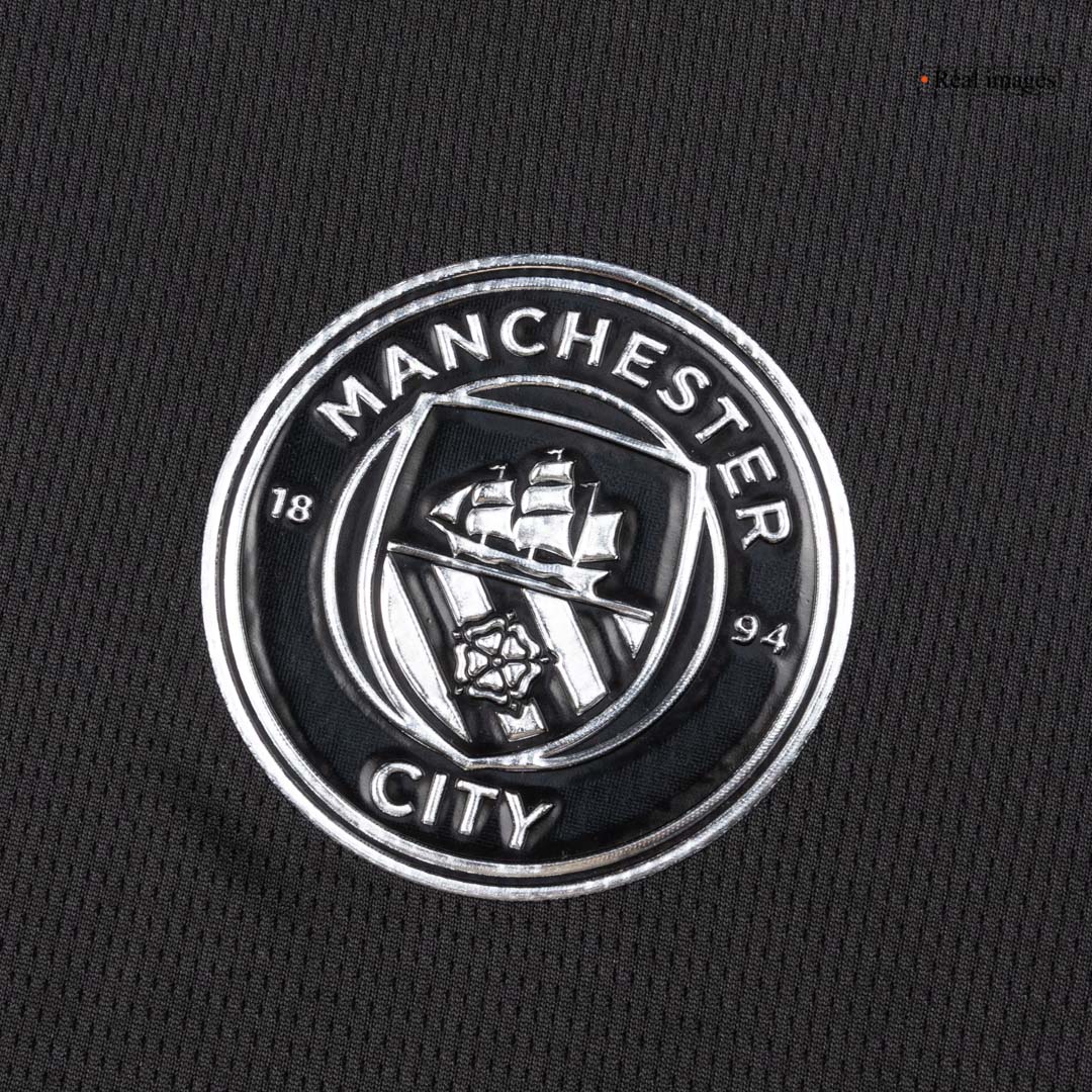 Manchester City Long Sleeve Away Soccer Jersey 2025/26