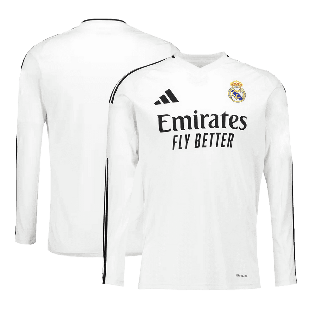 Real Madrid Long Sleeve Home Jersey 2024/25