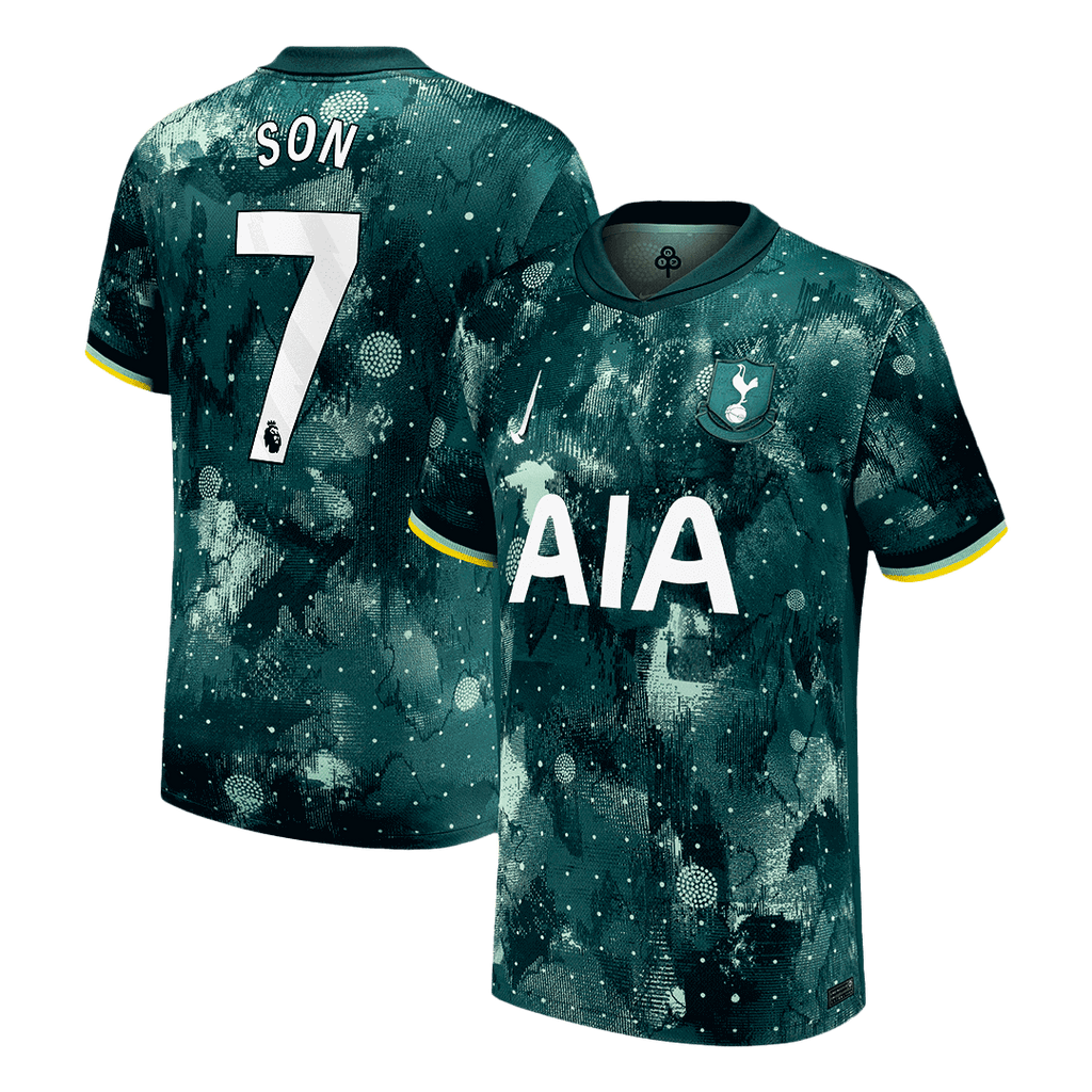Tottenham Hotspur SON #7 Third Away Soccer Jersey 2024/25 - Football Shirt | SmartJerseys | Official Quality