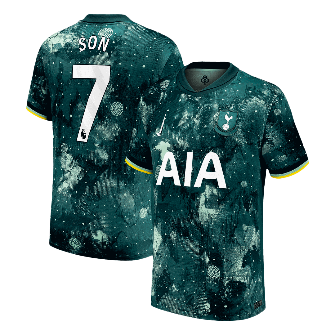 Tottenham Hotspur SON #7 Third Away Soccer Jersey 2024/25 - Football Shirt | SmartJerseys | Official Quality