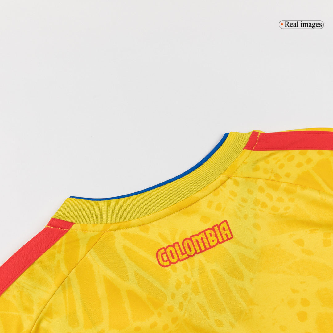 Colombia Home Soccer Jersey World Cup 2026 Yellow