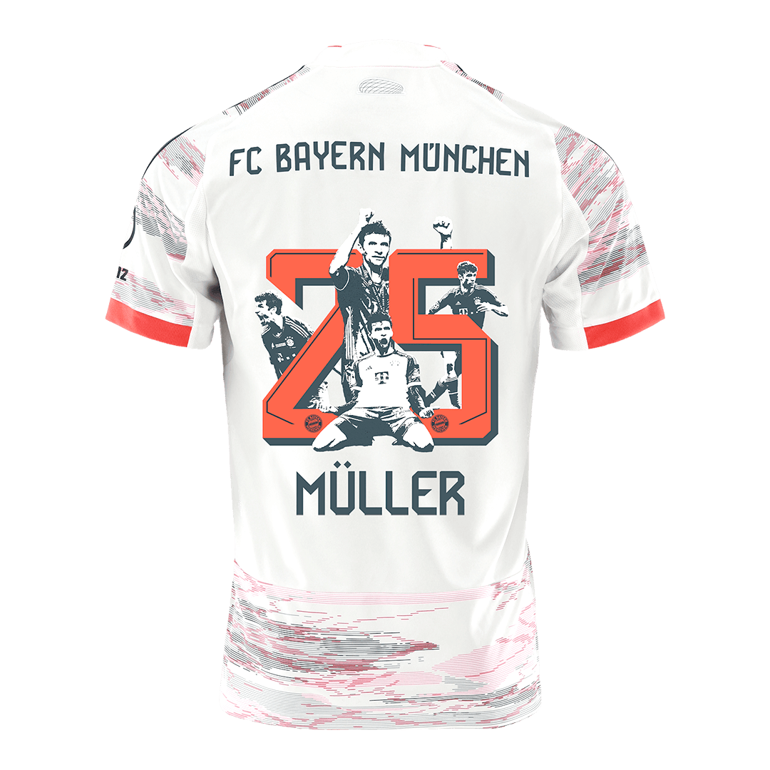 Maillot extérieur spécial Bayern Munich Müller n° 25 2025/26 - Édition spéciale