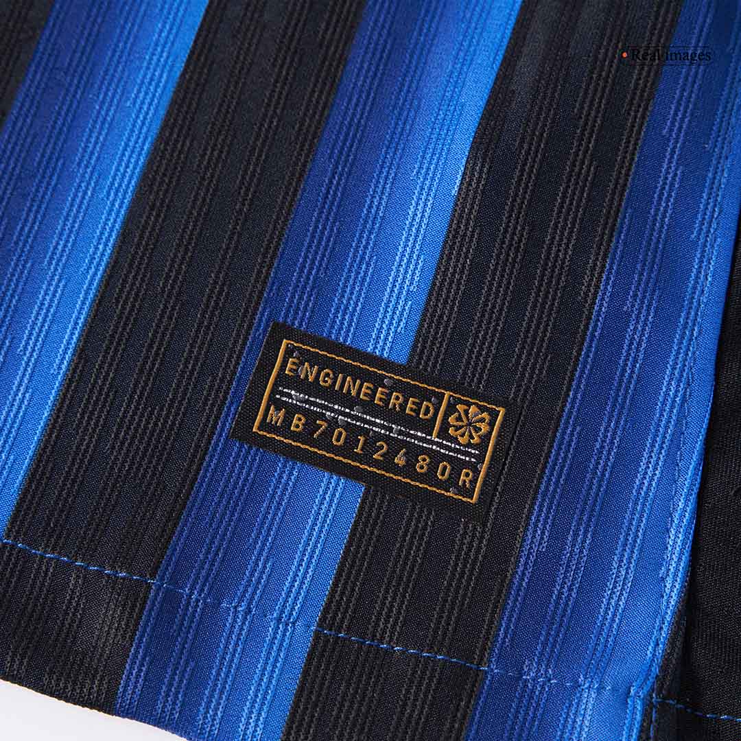 Camiseta de fútbol local auténtica del Inter de Milán Thuram #9 2025/26 azul y negro
