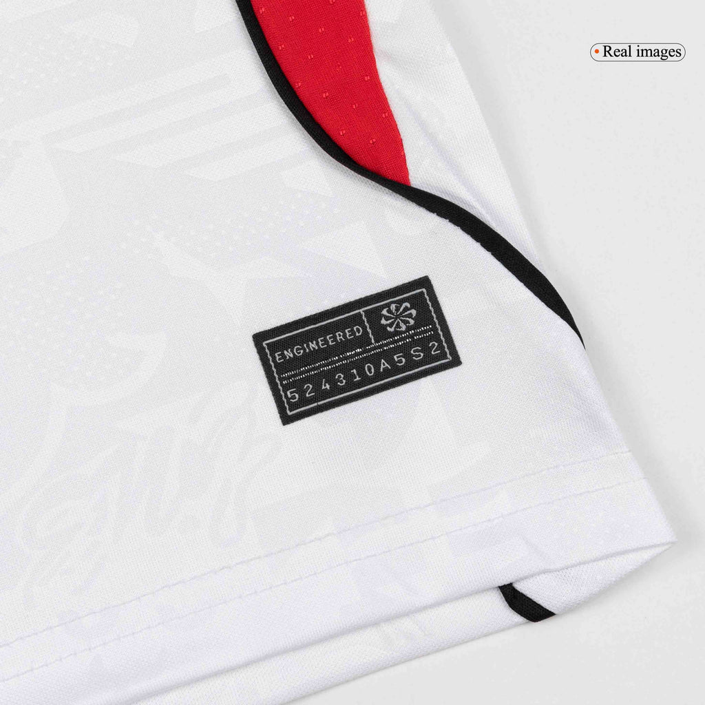 Kid's England Home Soccer Jersey Kit(Jersey+Shorts) World Cup 2026 White