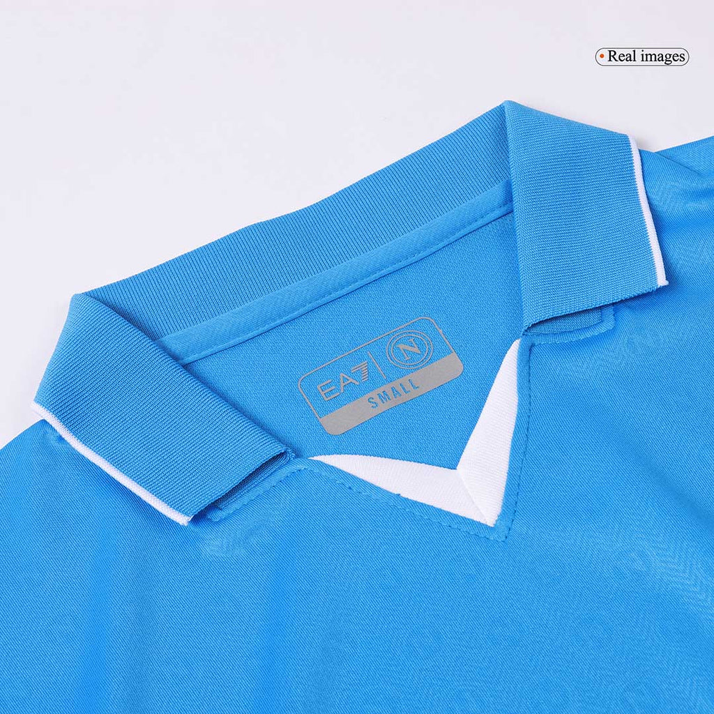 Camiseta de fútbol local auténtica del Napoli LUKAKU #11 2024/25
