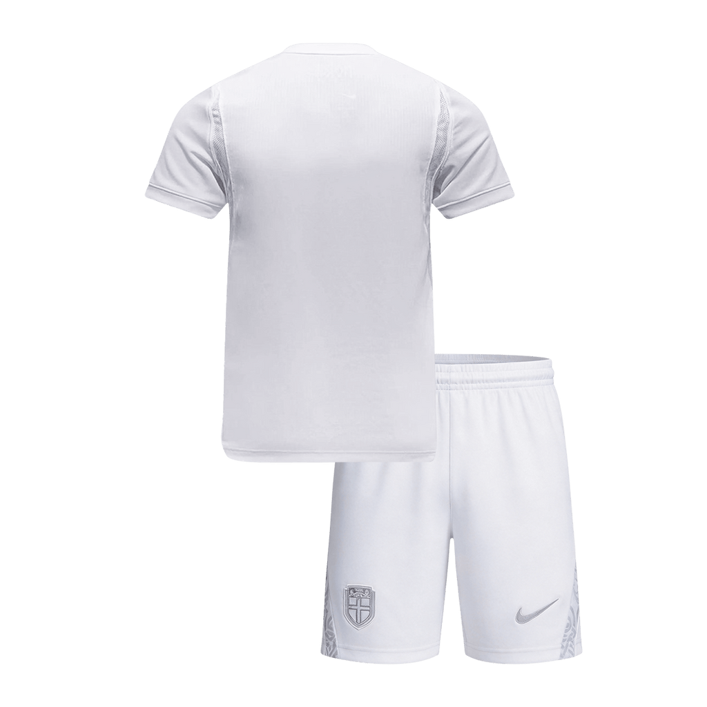 Kids Norway Third Soccer Jersey Kit (Jersey+Shorts)  World Cup 2026 White