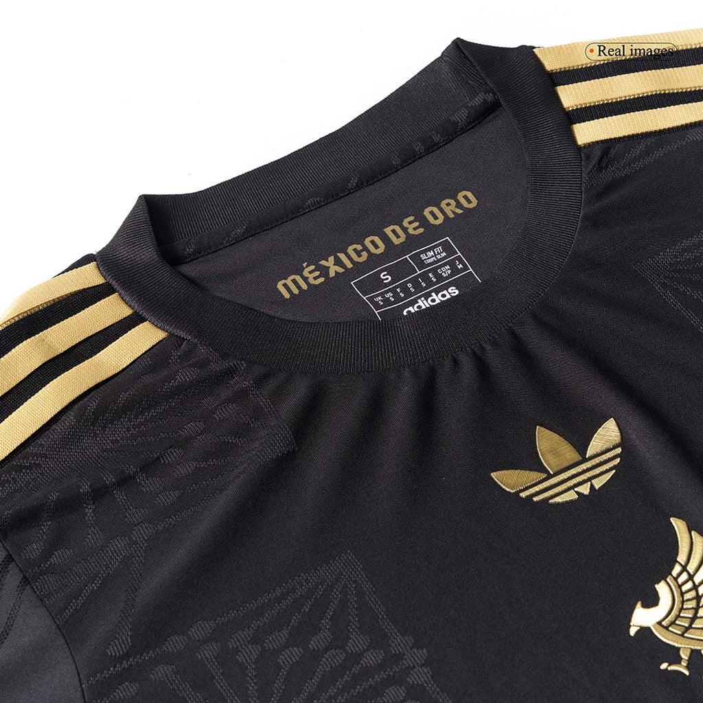 Camiseta de fútbol de visitante de manga larga de México 2025 - Copa Oro