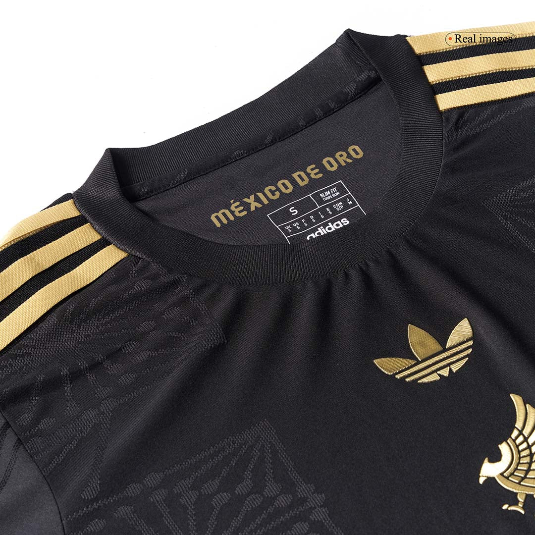 Camiseta de fútbol de visitante de manga larga de México 2025 - Copa Oro