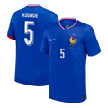 KOUNDE #5 France Euro Home Soccer Jersey 2024 Blue - Football Shirt | SmartJerseys | Official Quality