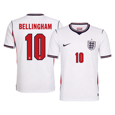 BELLINGHAM #10 England Home Soccer Jersey World Cup 2026 White