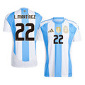 Argentina L.MARTÍNEZ #22 Home Jersey 2024 - Football Shirt | SmartJerseys | Official Quality