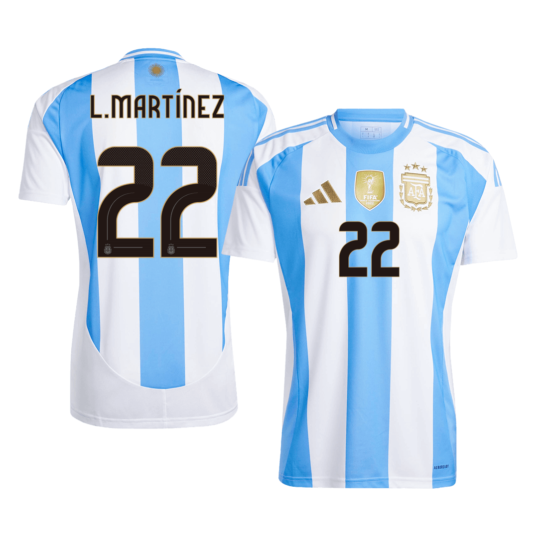 Argentina L.MARTÍNEZ #22 Home Jersey 2024 - Football Shirt | SmartJerseys | Official Quality